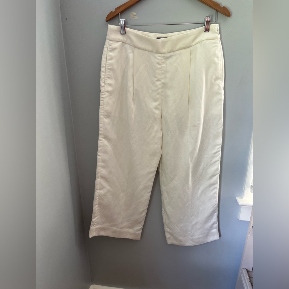 J. Crew, Ivory color casual Cropped Pants